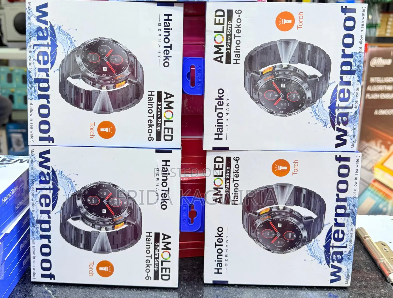 Haino Teko 6 Smartwatch With Amoled Screen And 3 Pairs Of Straps