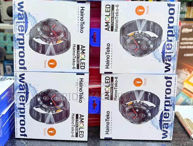 Haino Teko 6 Smartwatch With Amoled Screen And 3 Pairs Of Straps