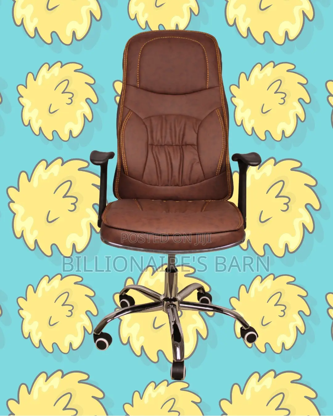 Ergonomic Executive Leather Chair (Breathable) — Moving Fast