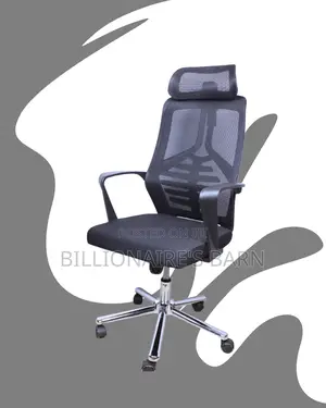 Breathable High Back Mesh Office Chair — Smooth-rolling Mobility
