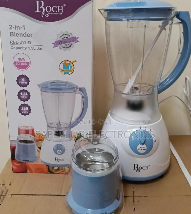 Roch 2 in 1 - 1.7 Litres Blender/ Grinder Electric Blender 350w