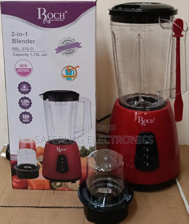Roch 2 in 1 Blender Grinder 1.7l - Electric Blender 350w