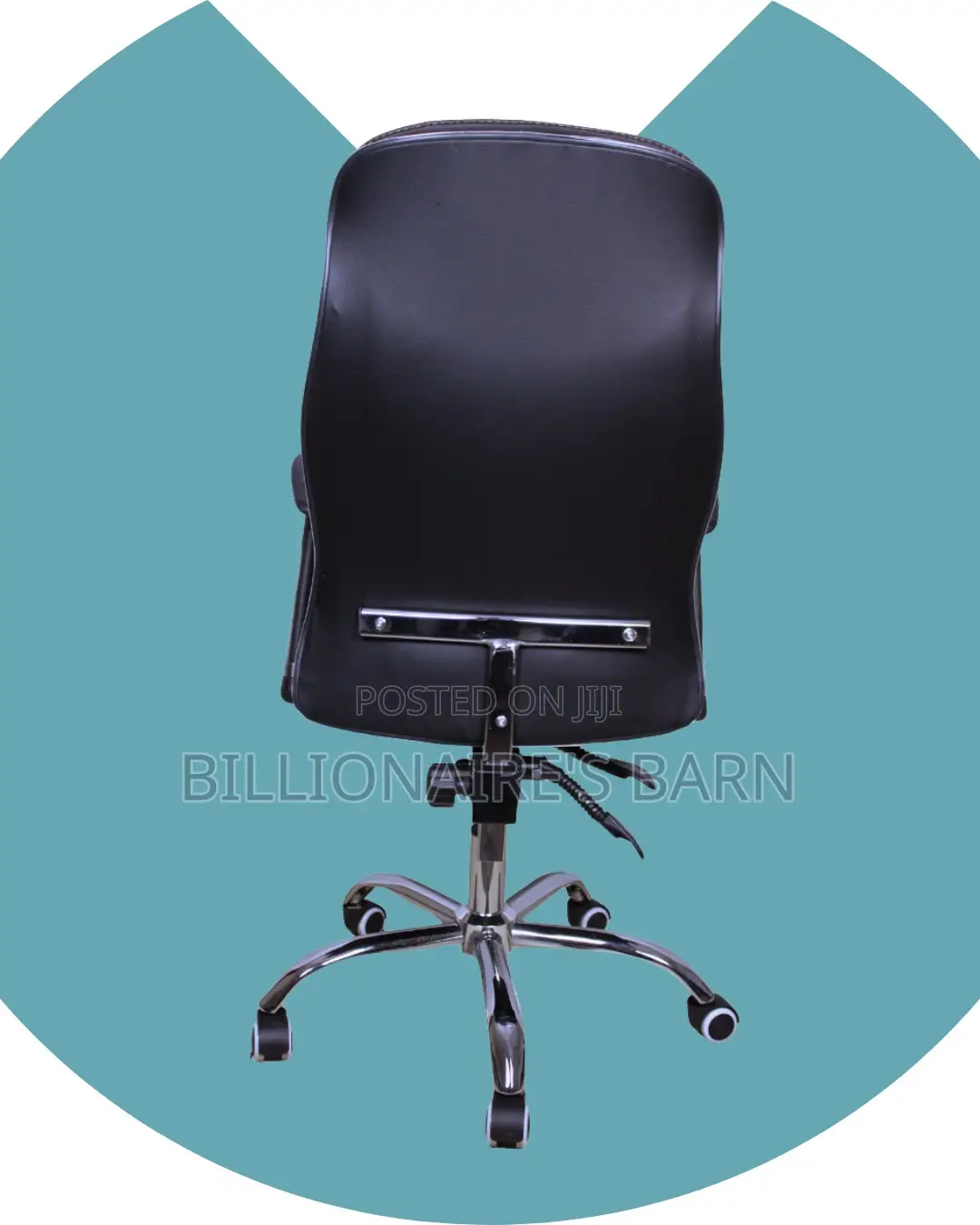 Ergonomic Executive Leather Office Chair — Fits Compact Office Spaces