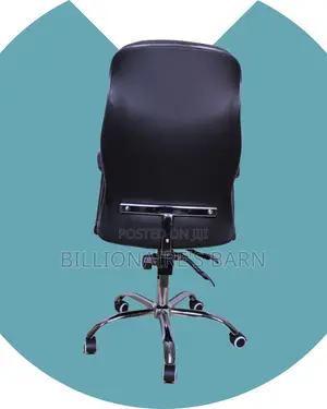 Ergonomic Executive Leather Office Chair — Fits Compact Office Spaces