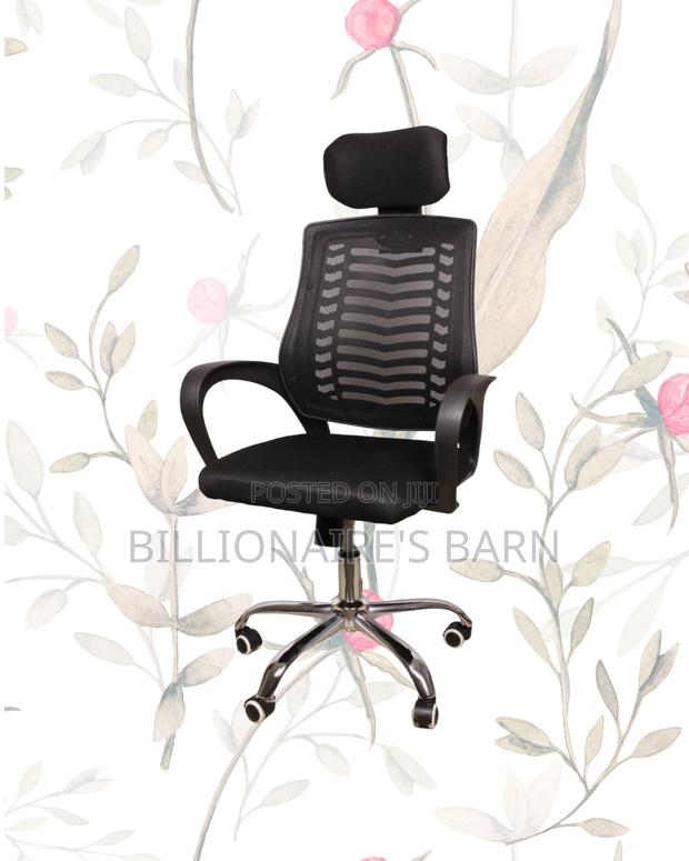 Comfy Secretarial Mesh Chair — Relieves Lower Back Pressure - thumbnail 2