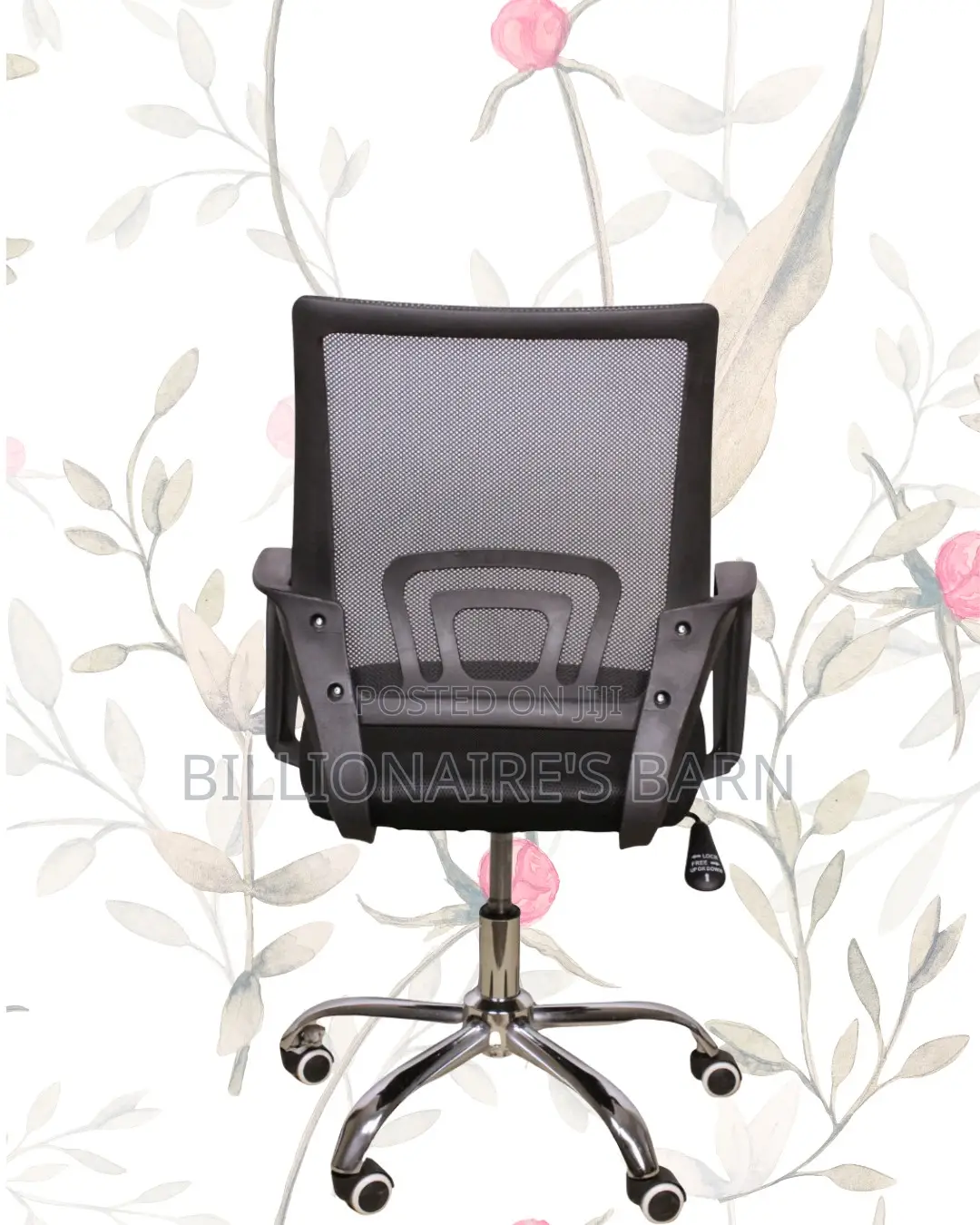 Executive Secretarial Mesh Office Chair | Padded Armrests