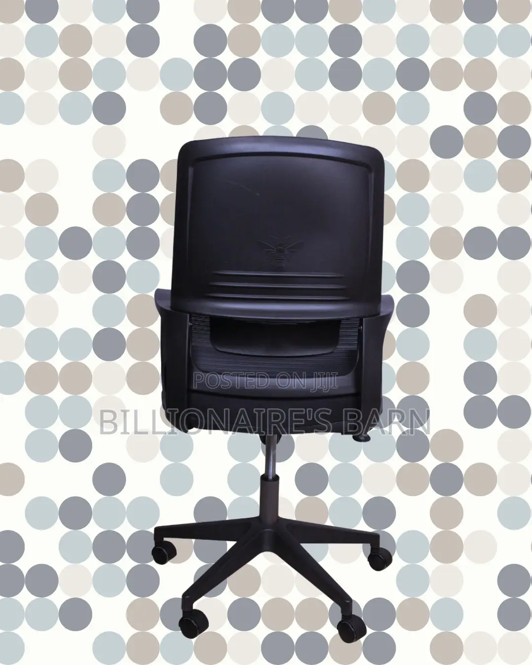 Imported Black Ergonomic Mesh Office Chair | Swivel Base
