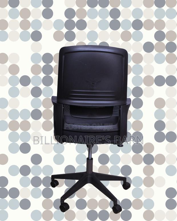 Imported Black Ergonomic Mesh Office Chair | Swivel Base - thumbnail 2