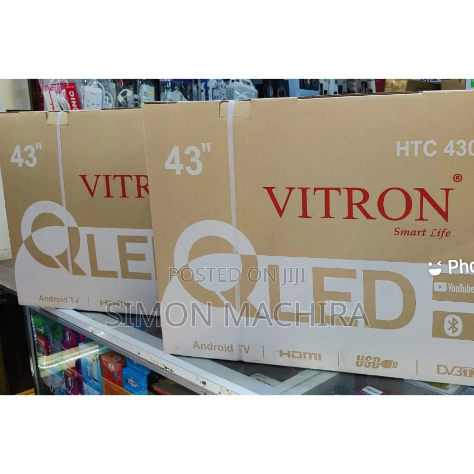 43 Inch Qled Vitron Smart Tv