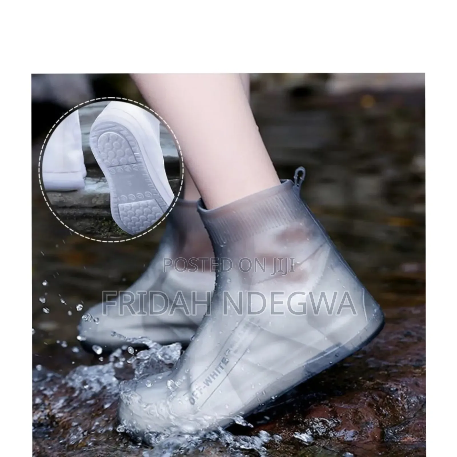 *Waterproof Shoe Covers Reusable Silicone Rain Shoe Covers