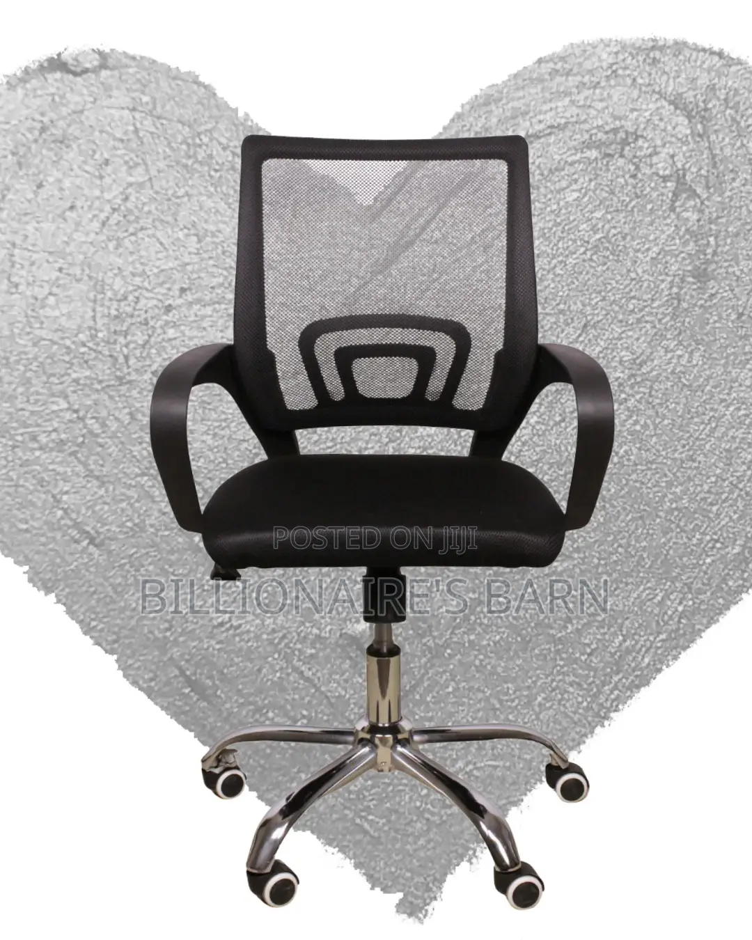 Secretarial Mesh Office Chair | Executive Scratch-Resistant Finish