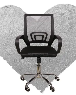 Secretarial Mesh Office Chair | Executive Scratch-Resistant Finish