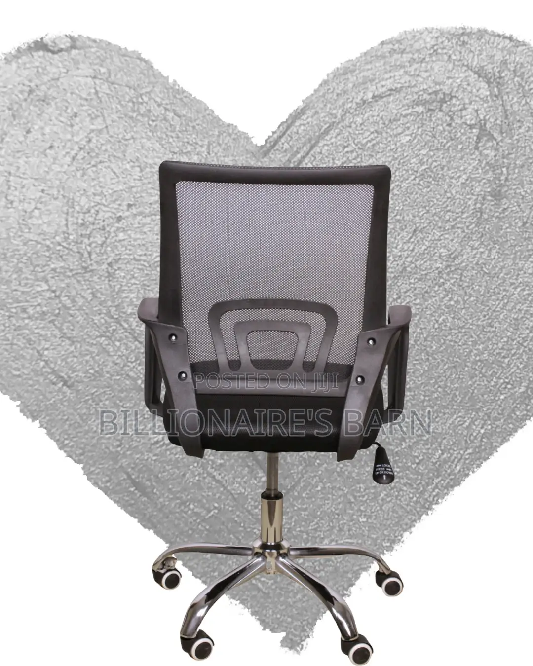 Secretarial Mesh Office Chair | Executive Scratch-Resistant Finish