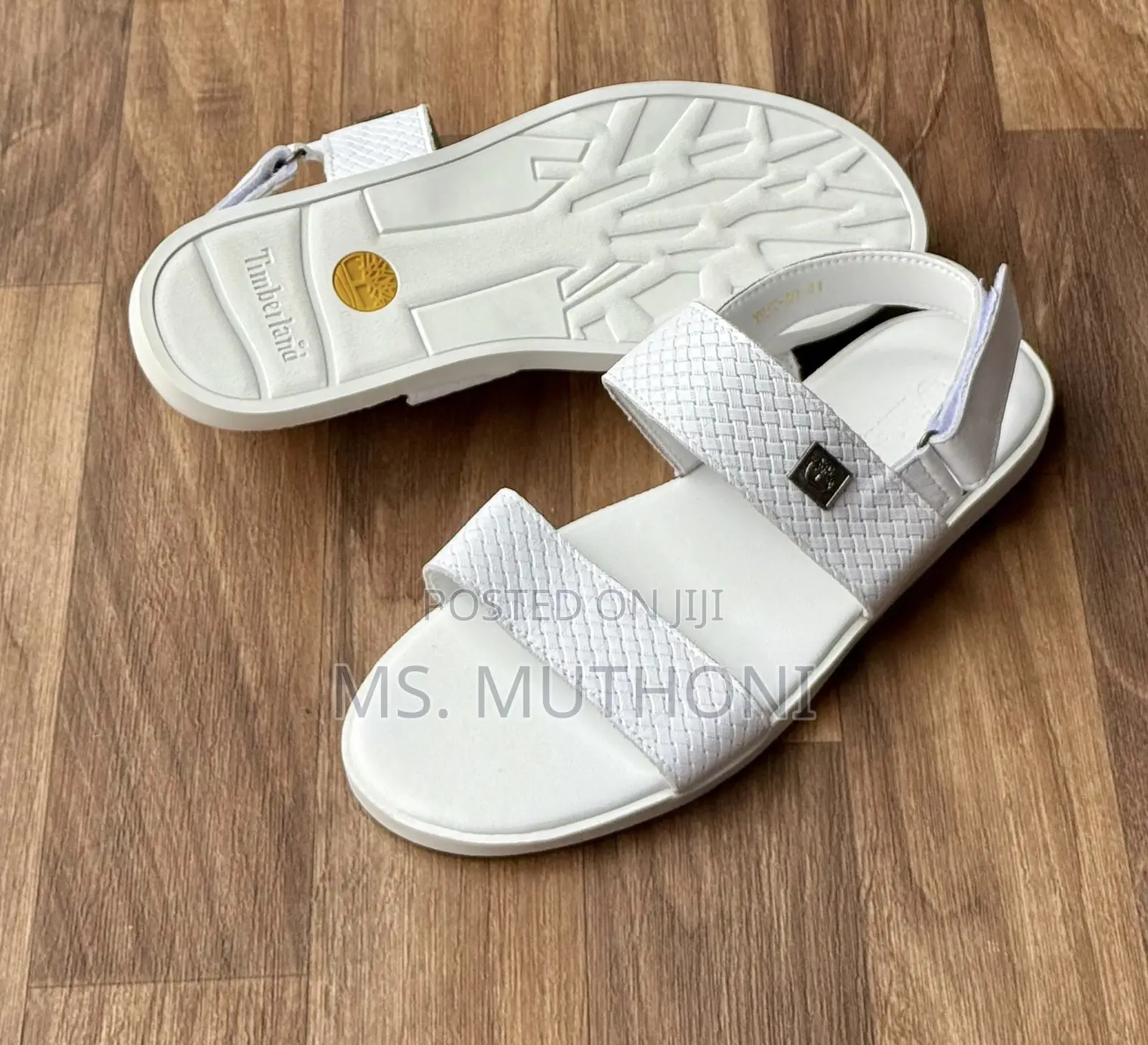 All White Gents Billionaire /Timberland Sandals 40-45
