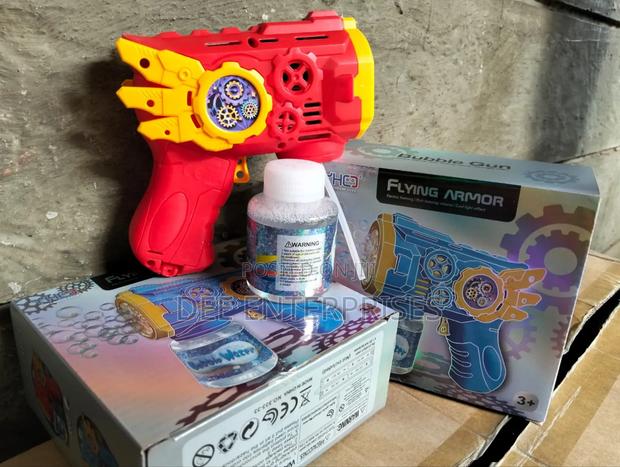 Aa Batteries Powered Bubble Gun - main view