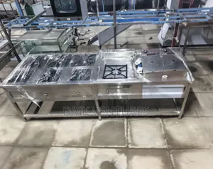 Powerful Quality Six Burner Combined Cooker Unit