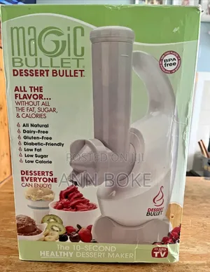 Dessert Bullet This New State of the Art Applianc