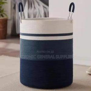 *Cotton Rope Basket*Decorative /Laundry Basket - thumbnail 2