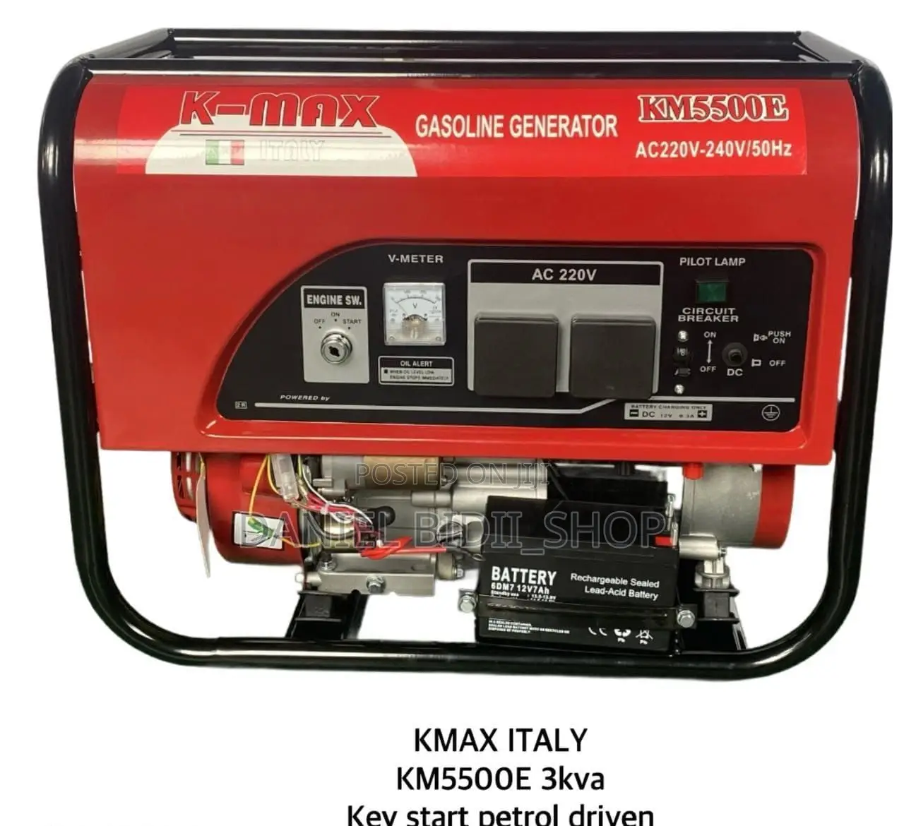 Kmax Italy Km5500e 3kva Petrol Keystart Generator