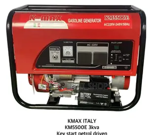 Kmax Italy Km5500e 3kva Petrol Keystart Generator