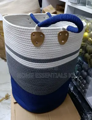 *Cotton Rope Basket*Decorative /Laundry Basket