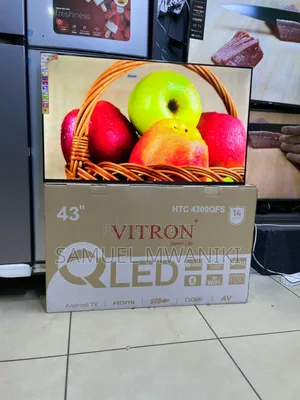 Vitron 43′′ Qled Smart Android Frameless Tv Latest Model With Icast
