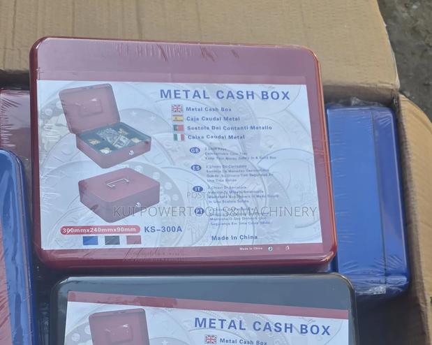 250a Metallic Cash Box/ Metal Money Box