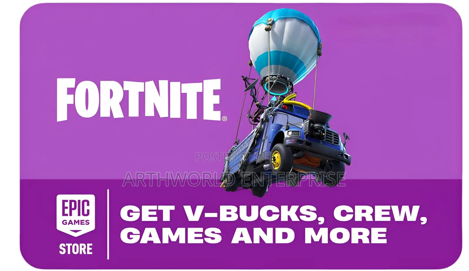 Fortnite Gift Card 15 - 150 Us/Uk - Windows Pc | Android | Apple