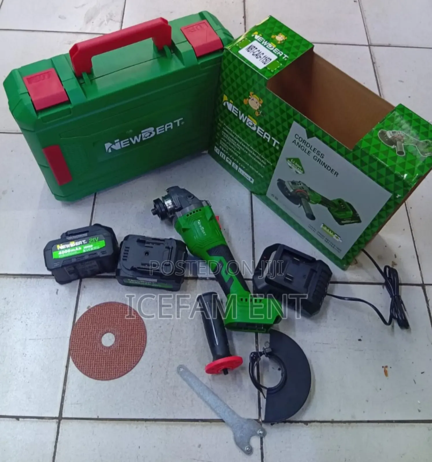 Newbeat Cordless Grinder/Rechargeable Angle Grinder