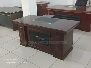 1.6m Dark Inlay Executive Desk