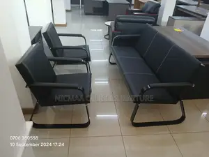 5-Seater Cushioned Comfort Waiting Sofa