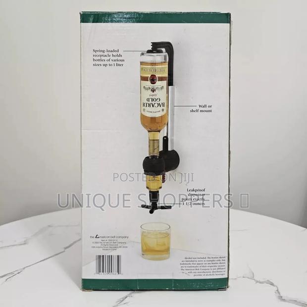 Wall-Mounted Single Tot Shot Bottle Liquor Dispenser - thumbnail 3