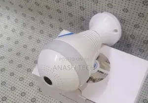 Indoor One Lens Bulb CCTV Camera With Audio
