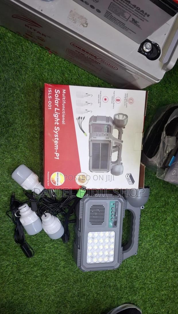 Multifunctional Solar Light System With Radio 100watts - main view