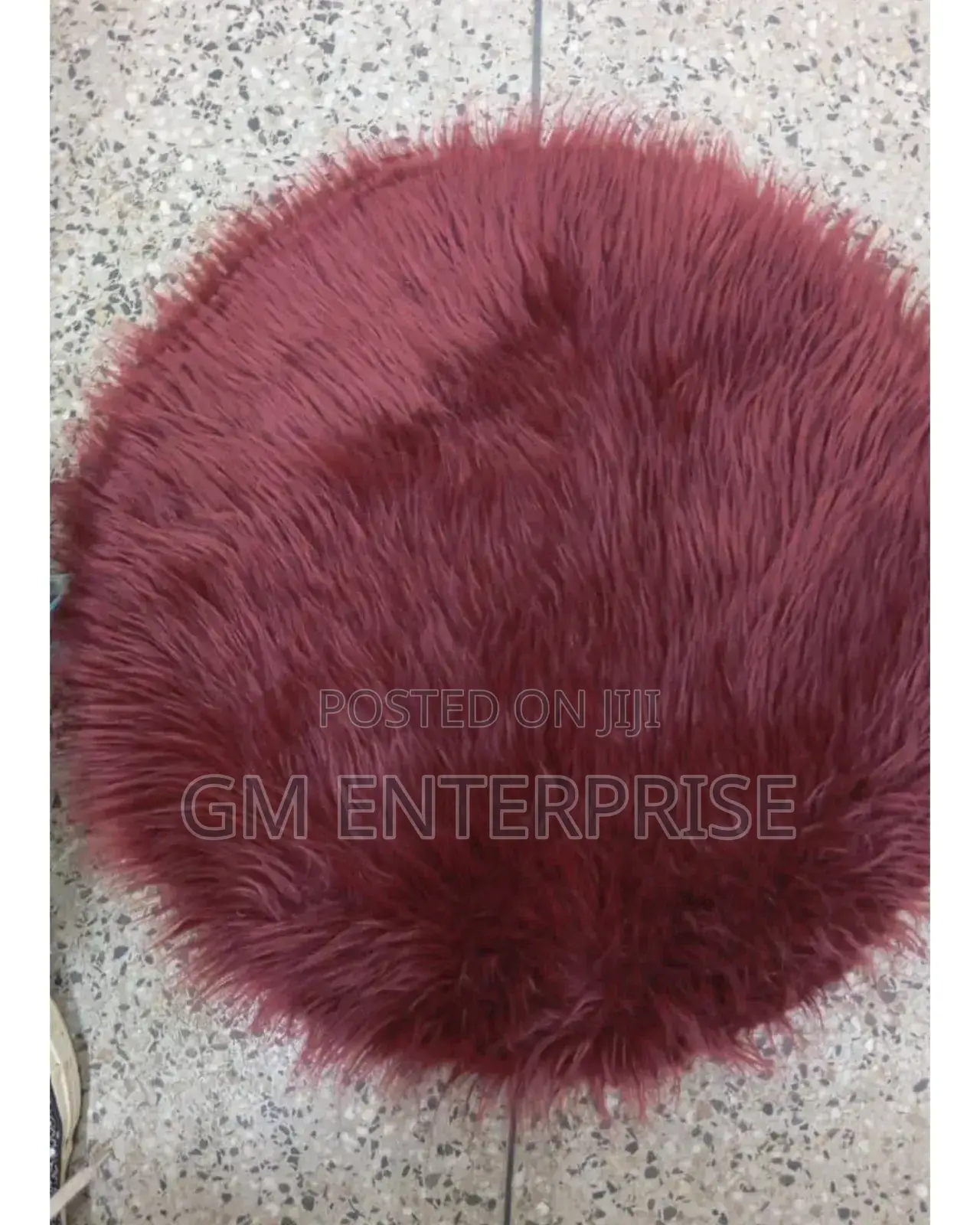 Faux Fur Soft Round Fluffy Rug