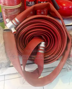 Rubber Fire Hose Pipe With Handles Red 2.5inch