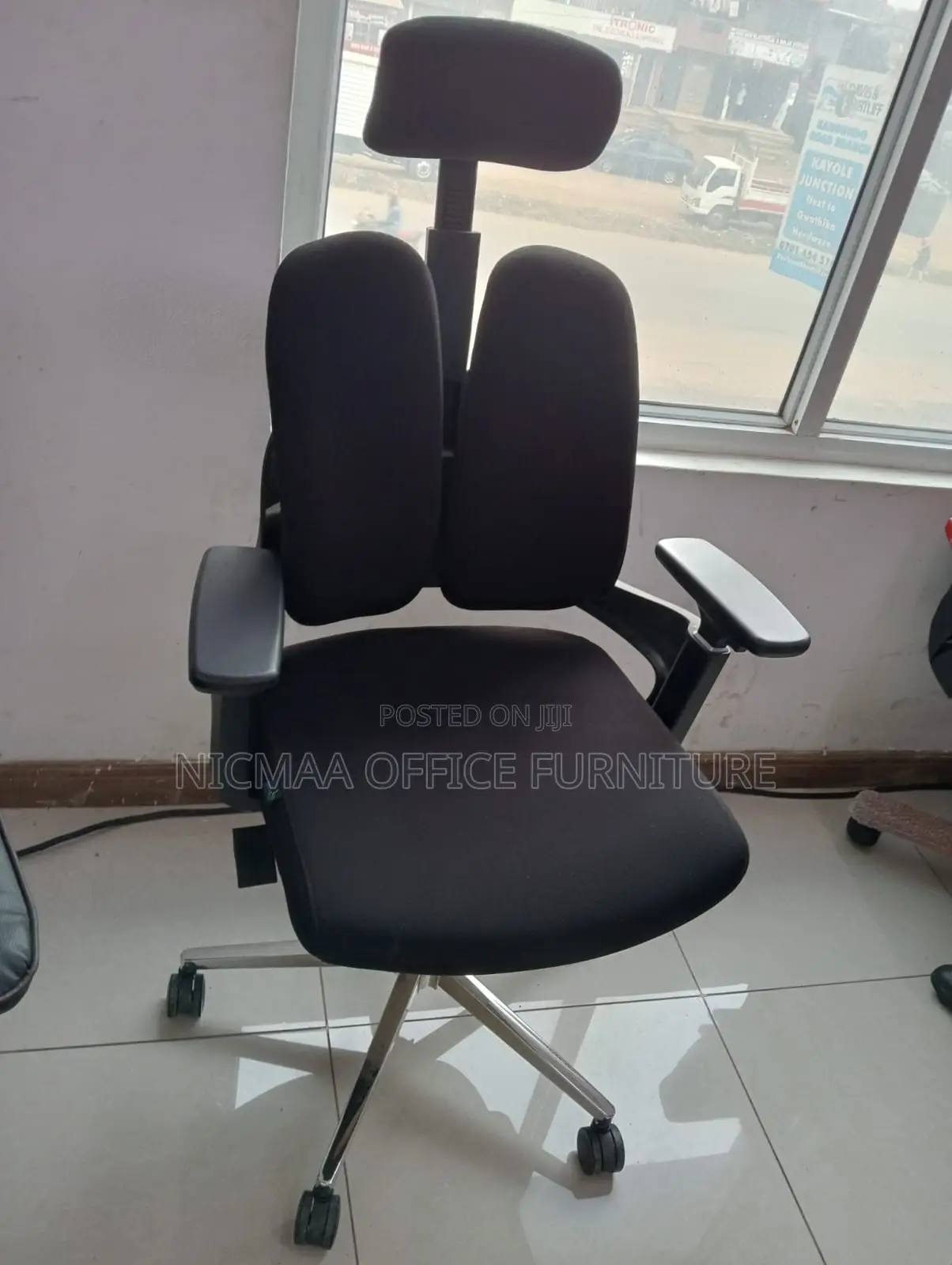 Dual-Back Ergonomic Modern Chair