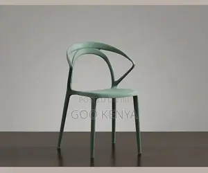 Outdoor Chair; Stackable Plastic Chair With Armrests for Outdoor Use