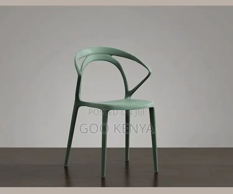 Outdoor Chair; Stackable Plastic Chair With Armrests for Outdoor Use