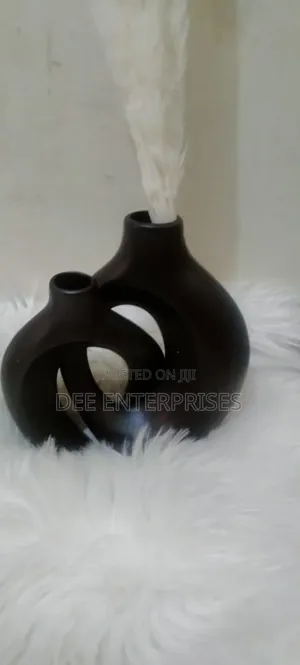 2in1 Ceramic Vase.Circular Hollow Flower Vase