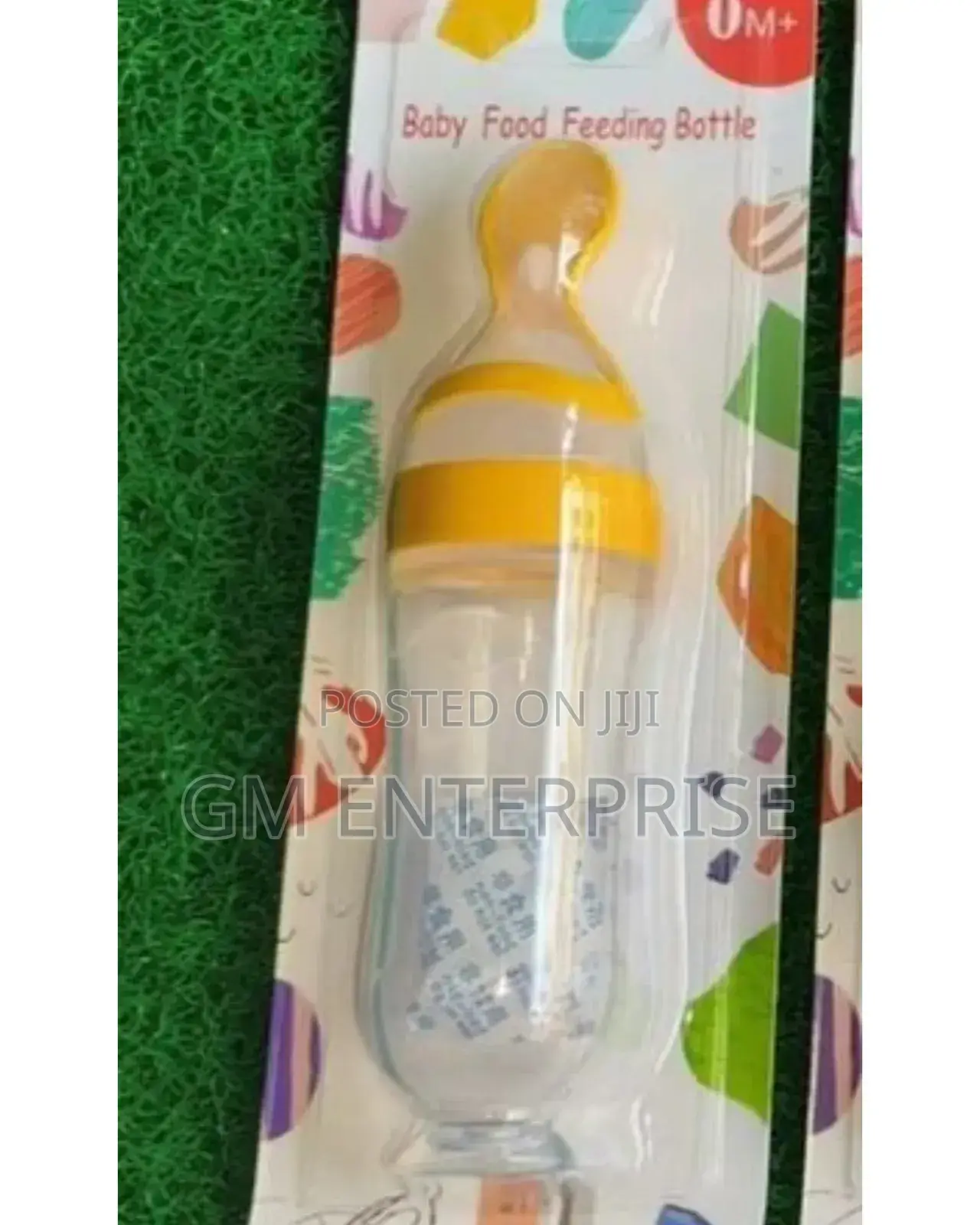 Soft Silicone Baby Feeding Bottle With Spoon Tip