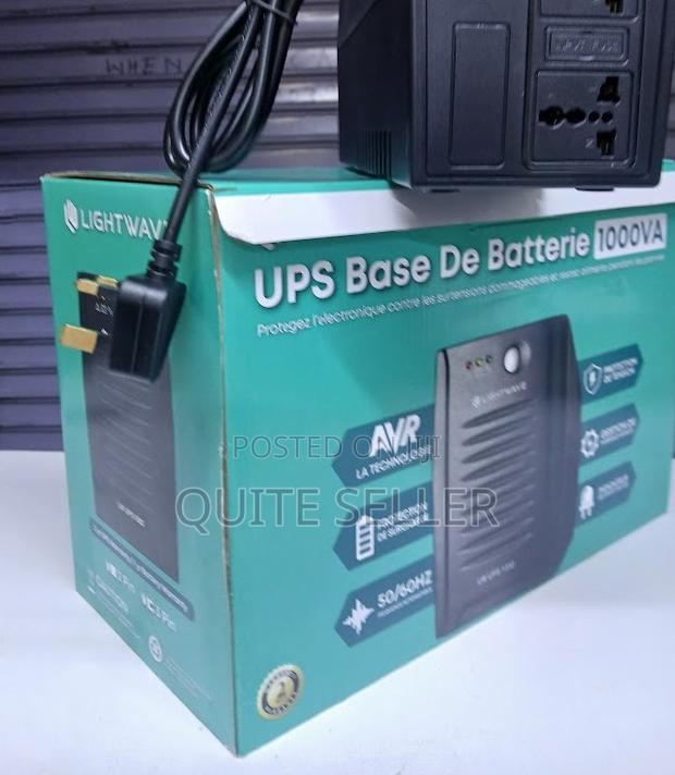 Lightwave Ups Backup Battery 1000 Va With Power Backup Support