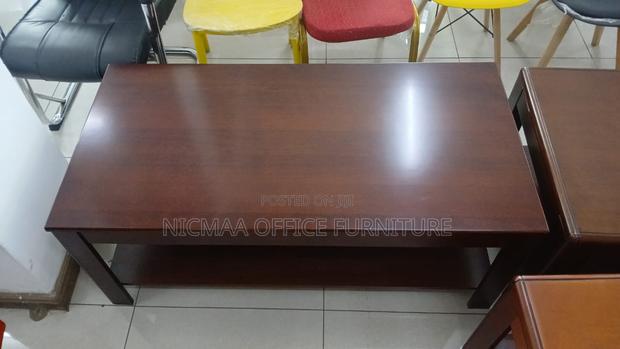 Elegant Wooden Rectangular Coffee Table