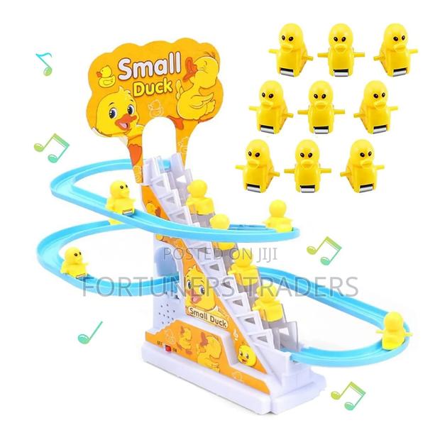 Small Ducks Climbing Toys, Electric Ducks Chasing Race Track Game Set