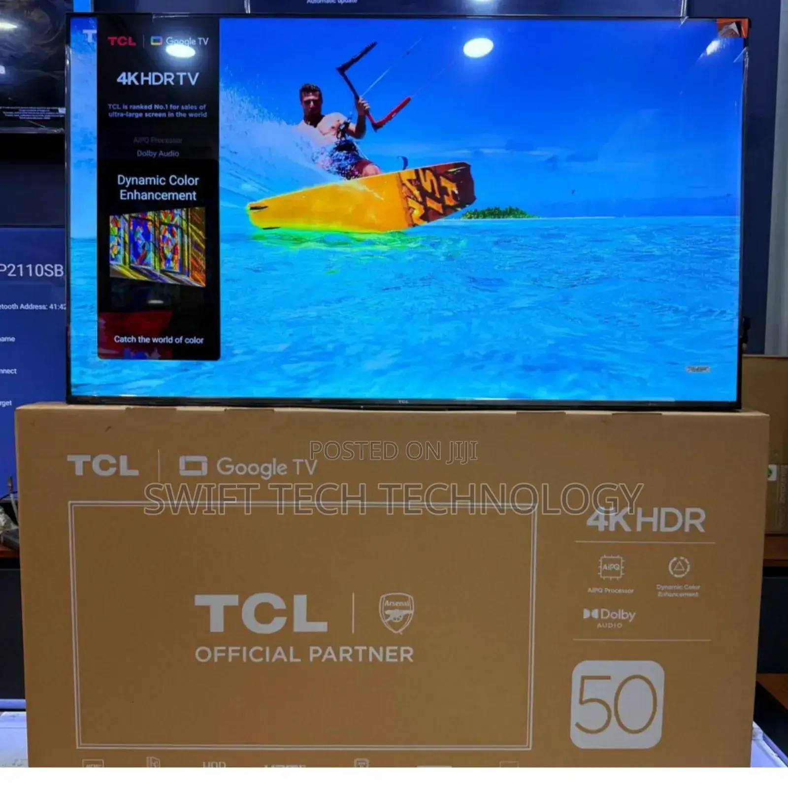 TCL 50 Inches Qled 50t6c Frameless