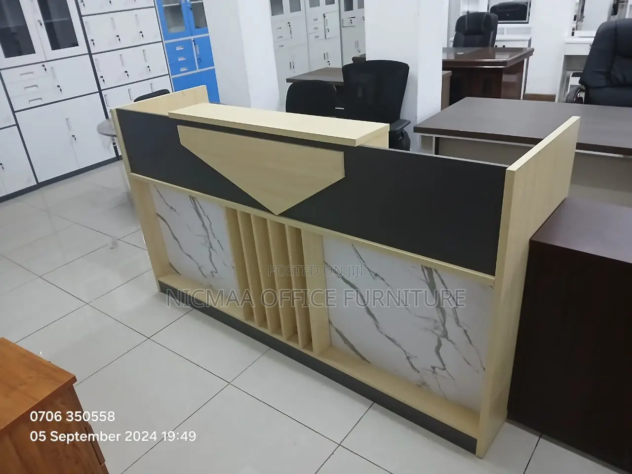 1800mm Executive Style Reception Desk
