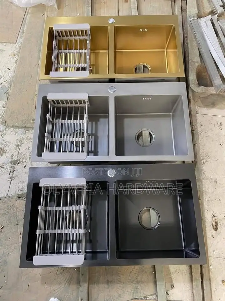 Black Kitchen Sink (78x43cm)