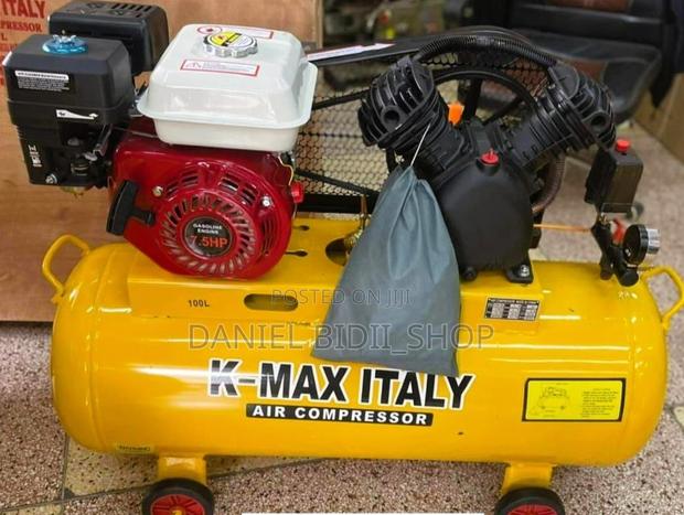 Petrol Engine Air Compressor 100ltrs 7.5hp Double Piston - main view