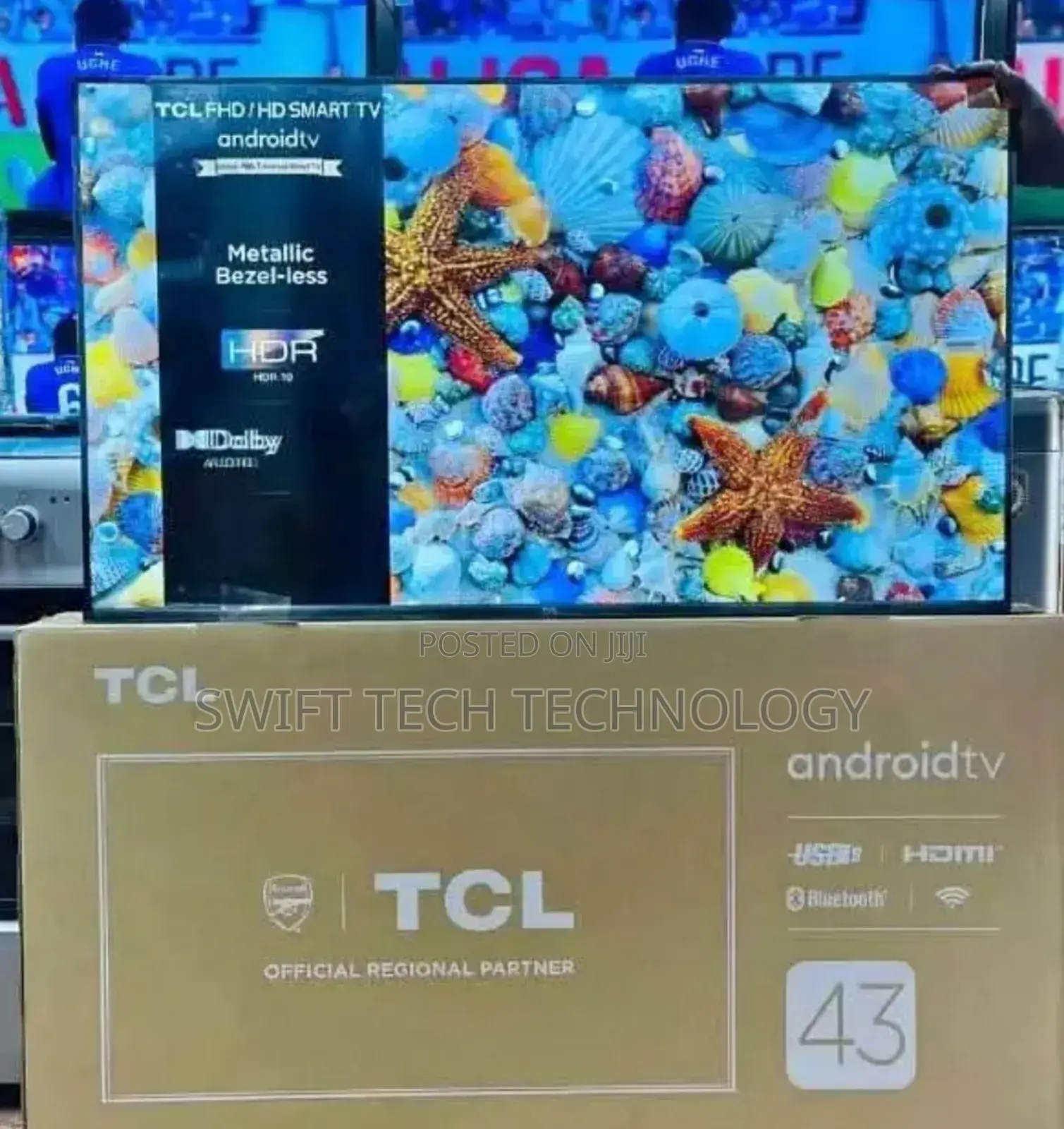TCL 43 Inches Smart Android 43s5k Frameless