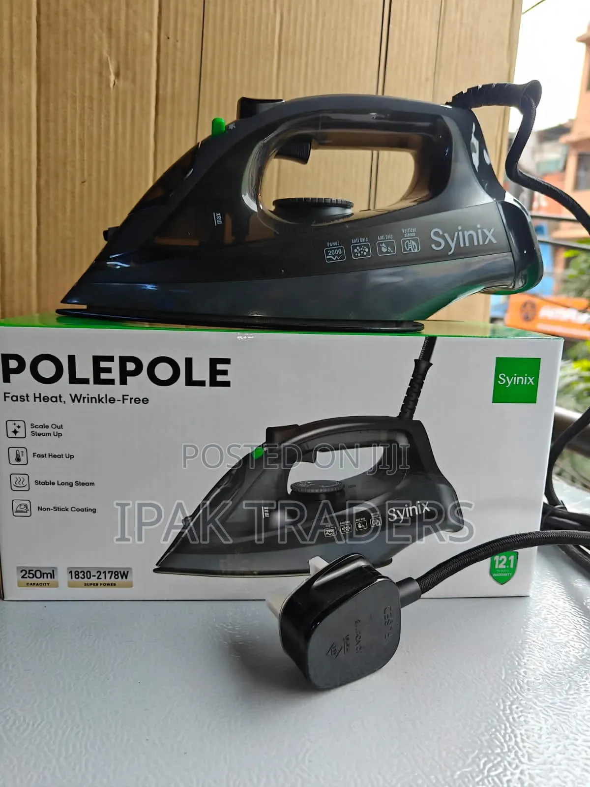 *Synix Steam Iron -1600w*